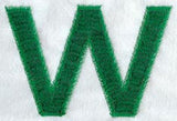 Plush Letter W - 5 inch