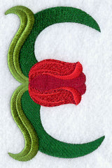 Tulip Letter E - 5 inch