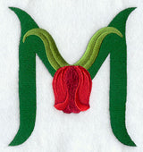 Tulip Letter M - 5 inch