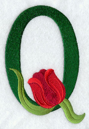 Tulip Letter Q - 5 inch