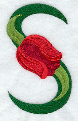 Tulip Letter S - 5 inch