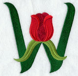 Tulip Letter W- 5 inch