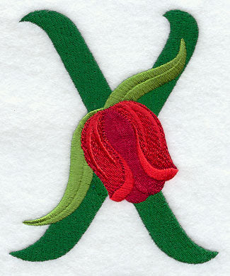 Tulip Letter X - 5 inch