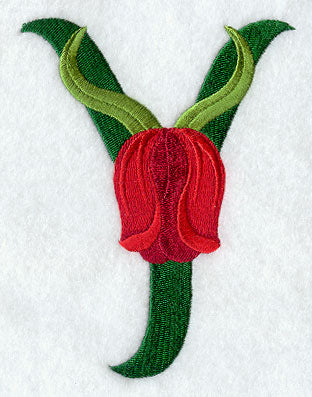 Tulip Letter Y - 5 inch