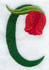 Tulip Letter C - 5 inch
