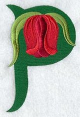 Tulip Letter P - 5 inch