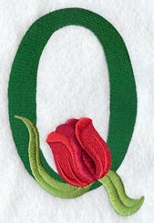 Tulip Letter Q - 5 inch
