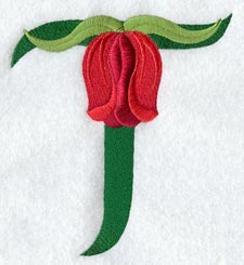 Tulip Letter T - 5 inch