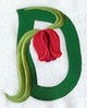 Tulip Letter D - 5 inch
