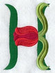 Tulip Letter H - 5 inch