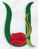 Tulip Letter U - 5 inch