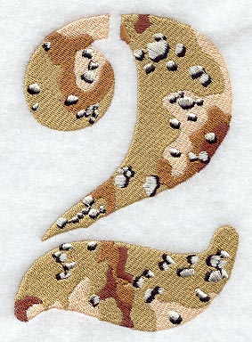 Camouflage Number 2 - 5 inch