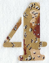 Camouflage Number 4 - 5 inch