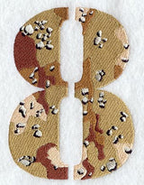 Camouflage Number 8 - 5 inch