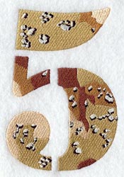 Camouflage Number 5 - 5 inch