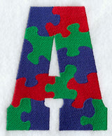 Puzzle Letter A - 5 inch