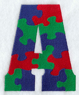 Puzzle Letter A - 5 inch