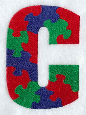 Puzzle Letter C - 5 inch
