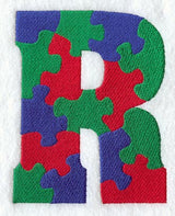Puzzle Letter R - 5 inch
