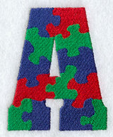 Puzzle Letter A - 5 inch