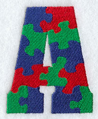 Puzzle Letter A - 5 inch
