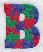 Puzzle Letter B - 5 inch