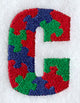 Puzzle Letter C - 5 inch