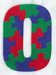 Puzzle Letter O - 5 inch