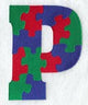 Puzzle Letter P - 5 inch