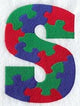 Puzzle Letter S - 5 inch
