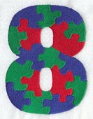 Puzzle Number 8 - 5 inch