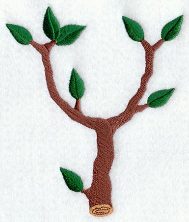 Branch Letter Y - 5 inch