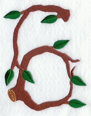 Branch Number 6 - 5 inch