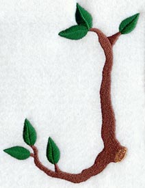 Branch Letter J - 5 inch