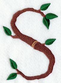 Branch Letter S - 5 inch