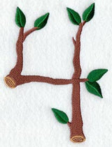 Branch Number 4 - 5 inch