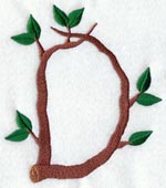 Branch Letter D - 5 inch