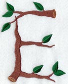 Branch Letter E - 5 inch