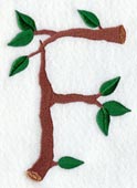 Branch Letter F - 5 inch