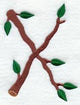 Branch Letter X - 5 inch
