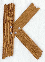 Board Letter K - 5 inch