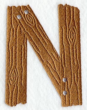 Board Letter N - 5 inch