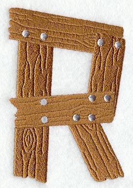 Board Letter R - 5 inch