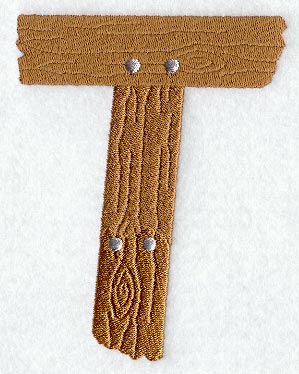 Board Letter T - 5 inch