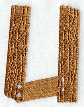 Board Letter U - 5 inch