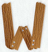 Board Letter W - 5 inch