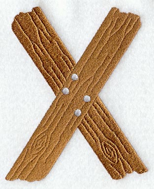 Board Letter X - 5 inch