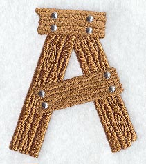 Board Letter A - 5 inch