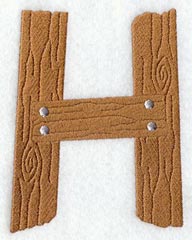 Board Letter H - 5 inch