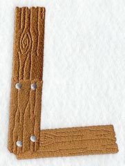 Board Letter L - 5 inch